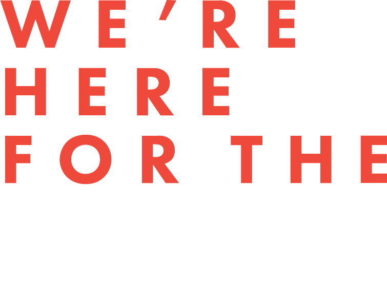 We're here for the good hustle